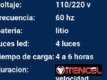 Ventilador recargable