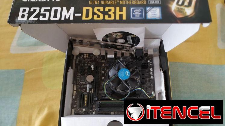 🧩 70 USD ¡EN VENTA! Kit Gigabyte B250 + G4920 + 4Gb DDR4 tel.5266I337