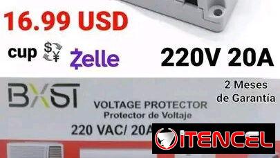 Protector de voltaje con domicilio incluido