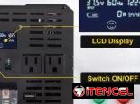 MENSAJERÍA INCLUIDA Inversor VEVOR 5000W – 10000W Pico | 12V a 120V Onda Modificada