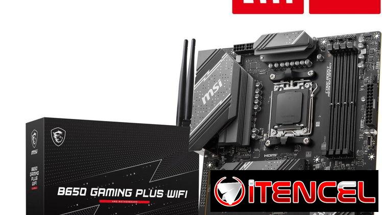 KIT AMD(DDR5): PLACA MSI B650 GAMING PLUS WIFI + MICRO RYZEN 5-7600X(4.7Ghz) + 8GB RAM DDR5 + DISIPADOR RGB|EN CAJA-0KM