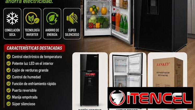 🧊 INVERTER 🧊 REFRIGERADOR SANKEY 9.43 PIES NO HACE HIELO. MENSAJERÍA CON FACTURA Y GRANATÍA. 📲 54833699