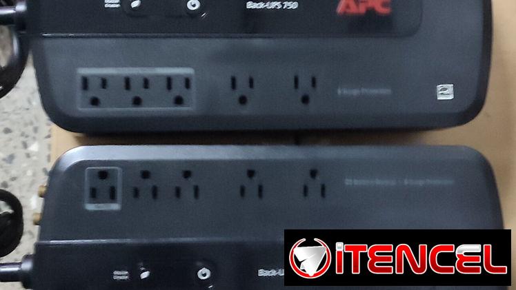 Backup UPS APC ES 750va 450w impecable con batería nueva de 12v 9ah con fecha de fabricación de enero del 2026..se pone