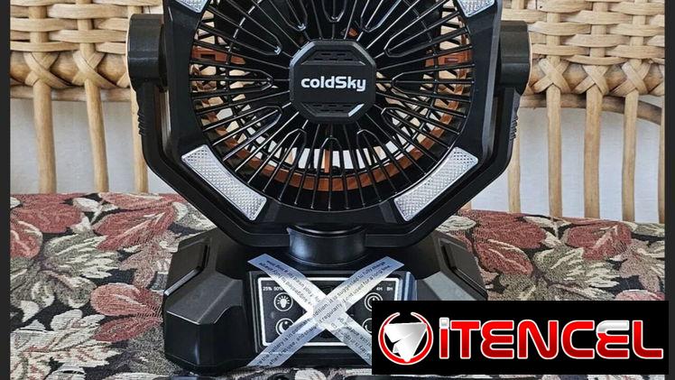 🪭🍃🪫⚡| 🔊 💫VENTILADOR RECARGABLE COLDSKY💫