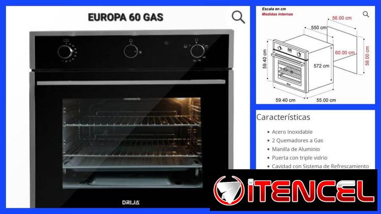 Hornos de empotrar de 60 cm 76 cm y 9o cm marca drija