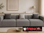 Sofa moderno de sala/sofa empacado al vacío nuevos en caja