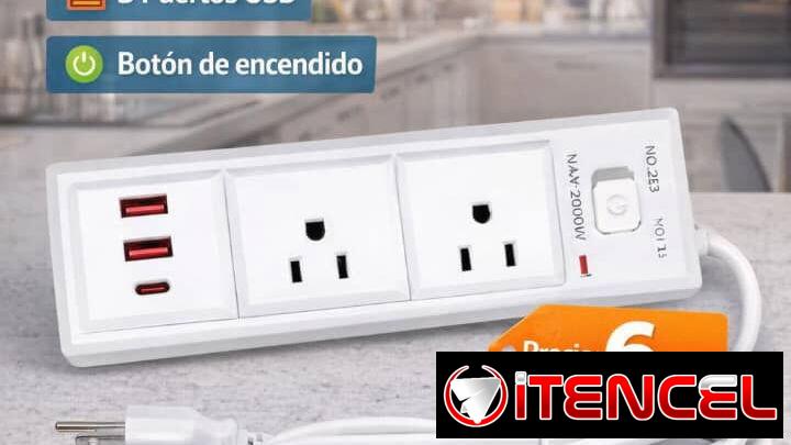 REGLETA ELÉCTRICA CON ENCHUFE UNIVERSAL