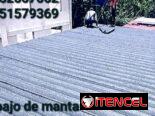 Mantas asfálticas para techos. Montaje y reparación.
