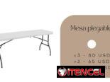 Oferta! Mesas plegables, estantes resistentes y gaveteros de calidad (kinetica)