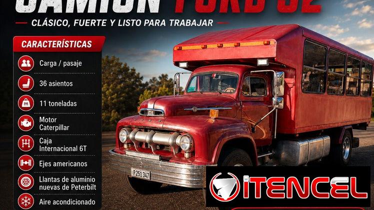 Camión Ford 52 de carga y pasaje en venta