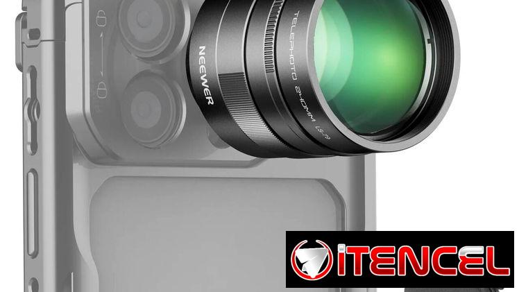 Convierte  tu IPhone 17Pro Max en una cámara profesional de alta gama Lente Apexel 36X Teleobjetivo  Lente NEEWER LS-79