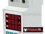 Breaker protector y controlador de voltaje ajustable (2 funciones) de 110V