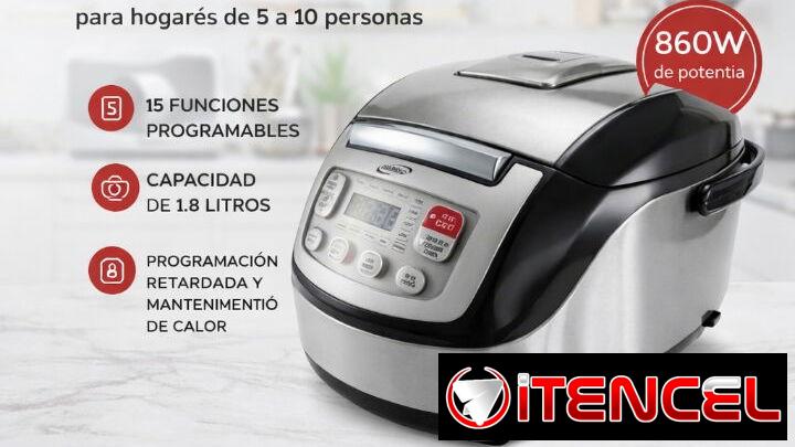 Digital con Pantalla Digital LED / Olla Multipropósito 15 en 1
