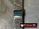 Pulsera metalica , correa, plateada para Apple Watch, Ultra 2, SE, Serie 10. Medidas 42,44,45,49 mm .Para hombre y mujer