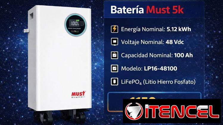 Inversor Must de 3 kW 110v y 220 V con Fase Dividida –550 USD ⚡Inversor Must de 6kw – 1050 USD