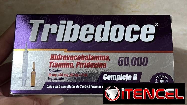Complejo B inyectable Tribedoce cada ampoyeta trae 10.000