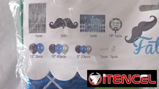 Set decorativo 100 pcs para Papá(TPEx)