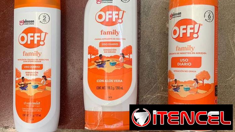 Repelente Off Family en crema y spray