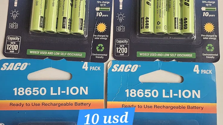 Pilas de litio recargables