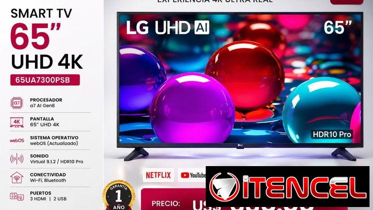 Smart TV LG UHD 65” 4K