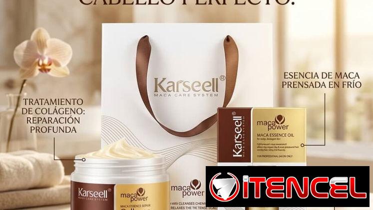 Mascarilla capilar de colágeno Karseell + conjunto de aceite de argán. 💯 ORIGINAL 💯