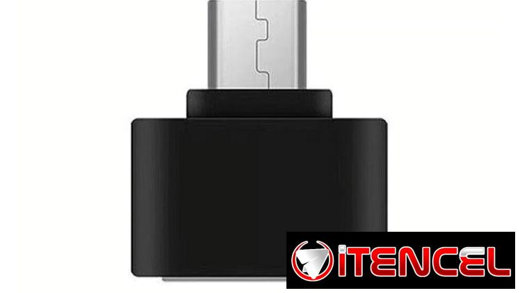 Adaptador OTG Type C Negro