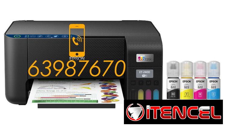 Impresora multifuncional EPSON EcoTank ET-2400 + Cable de regalo, NUEVA en caja