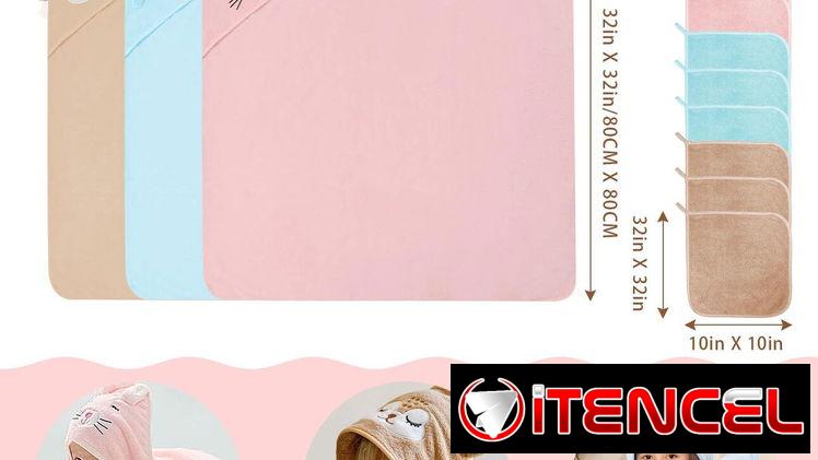 Set de toallas de baño para Bebé (4 piezas)