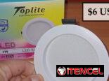 LÁMPARA INTELIGENTE LED EMPOTRADA RGB 3W, ENTREGA DE FACTURA. VARIEDAD DE ÚTILES DEL HOGAR, ETC
