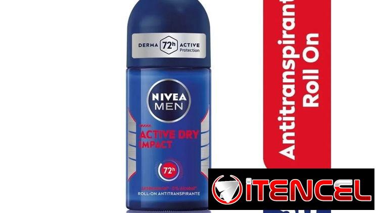 DESODORANTE ROLL-ON NIVEA MEN DRY, 50 ML