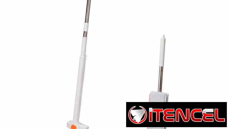 🧹 *FREGONA PLANA PLEGABLE CON MANGO EXTENSIBLE* 💲 *Precio: $14 USD* ✨ ¡Limpieza fácil, rápida y sin esfuerzo! 💪 Mater