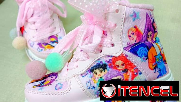 *BOTAS GUERRERAS K-POP ROSA (DETALLE RUMI)*