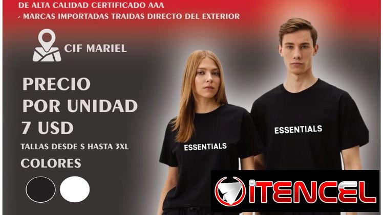 MARCAS REGISTRADAS EN ALGODÓN 100% , POR SOLO 7 USD ‼️‼️‼️  INFO AL 58427008