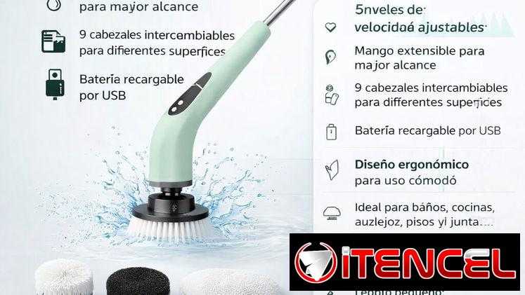 * Cepillo Eléctrico de Limpieza 9 en 1