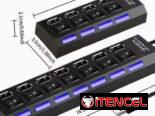 ☎️53544655 🛵 Entrega Disponible ⭐ Hub USB 3.0 – 7 Puertos con Switch⭐
