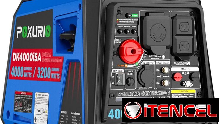 Planta electrica a gasolina de 4000 watt – inverter (silenciosa y potente)
