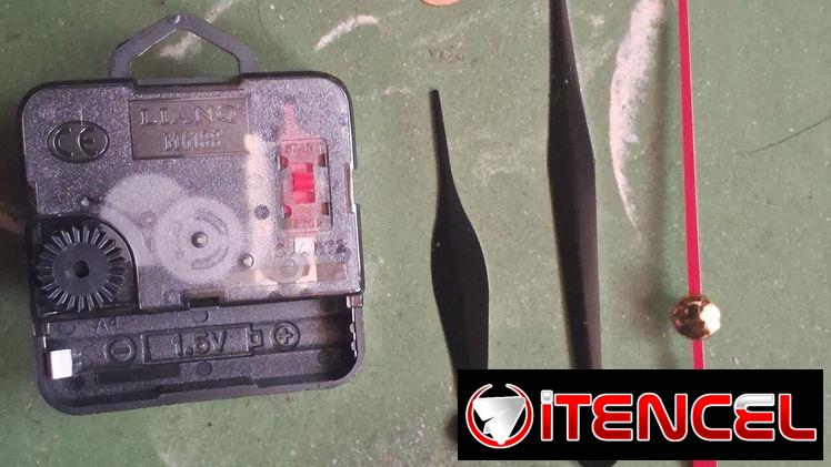 Maquina o Movimiento de quarzo, para recambio o reemplazo de reloj de pared