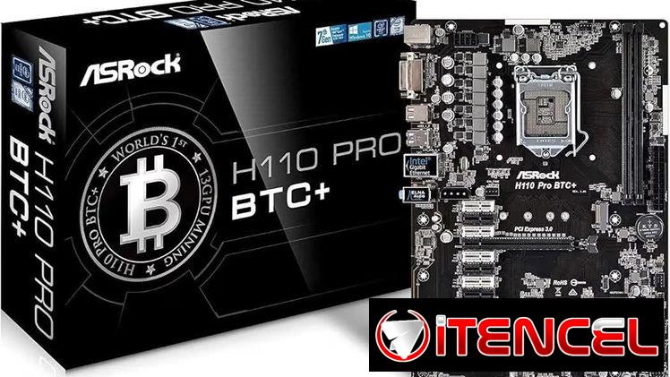 100usd ASRock H110 PRO BTC+ con i5 6500   90usd ASRock H110 PRO BTC con i3 7100  Sin caja  05 9334027
