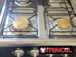 COCINA DE GAS DE CUATRO QUEMADORES MILEXUS CON ORGANIZADOR, ENTREGA DE FACTURA. VARIEDAD DE ELECTRODOMÉSTICOS, ETC