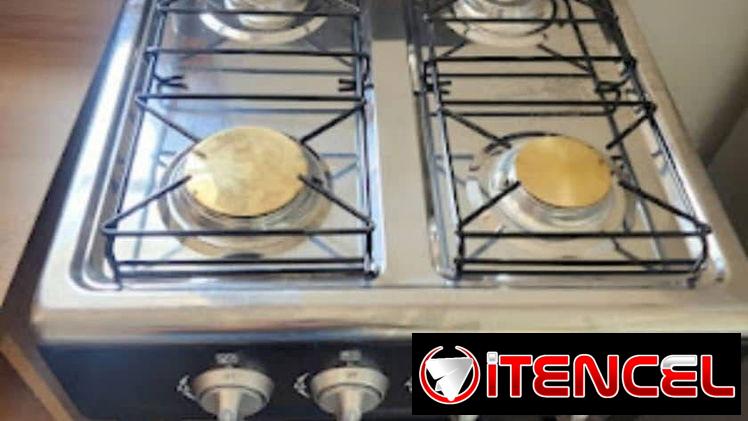 COCINA DE GAS DE CUATRO QUEMADORES MILEXUS CON ORGANIZADOR, ENTREGA DE FACTURA. VARIEDAD DE ELECTRODOMÉSTICOS, ETC