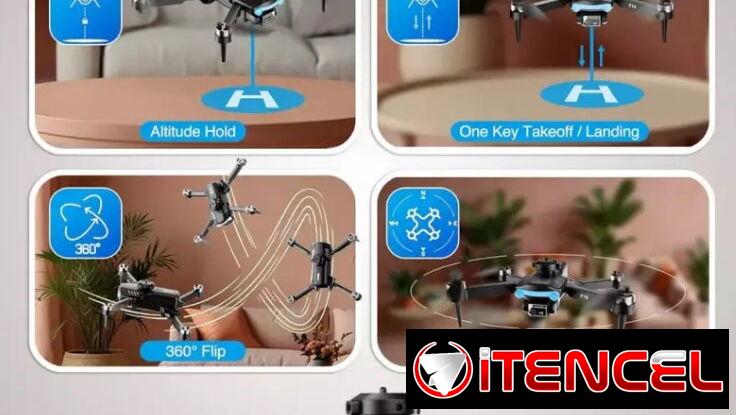 Drone retraíble//Para uso didáctico y como juguete (no uso profesional, sin GPS)// fácil de trasladar//Nuevo