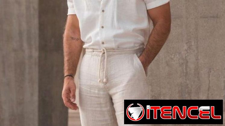 Pantalon de lino , camisas de lino , Ropa de lino