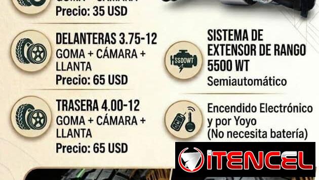 GOMAS DE TRICICLOS: