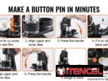 🎯 Máquina para Hacer Pines VEVOR + Accesorios | 32mm y 58mm | Ideal para Negocios y Manualidades