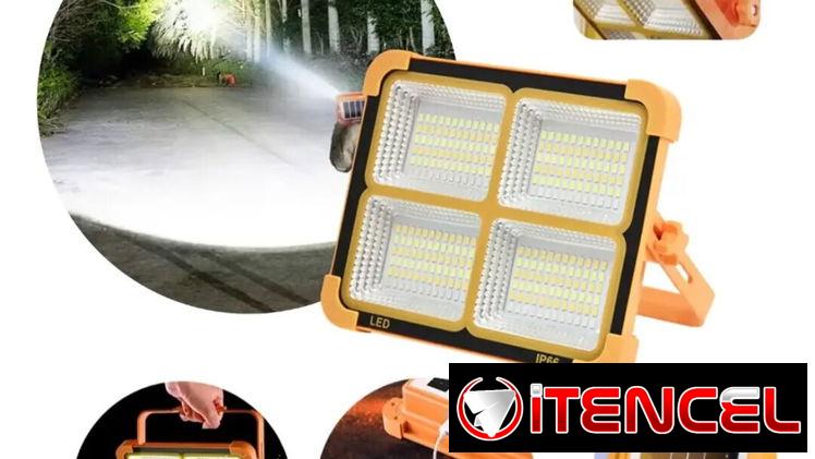 Lámpara solar portátil