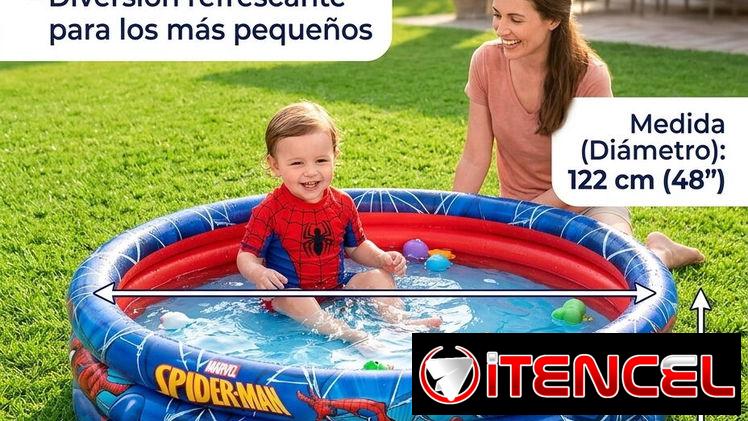 Piscina inflable Spiderman (EyH)