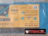 Lona multi-usos azul de polipropileno. Mide 1,5 x 2 metros