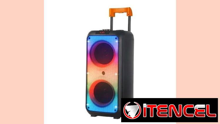 BOCINA 8” CON MICRÓFONO 6000W P.M.P.O  NDR-1095