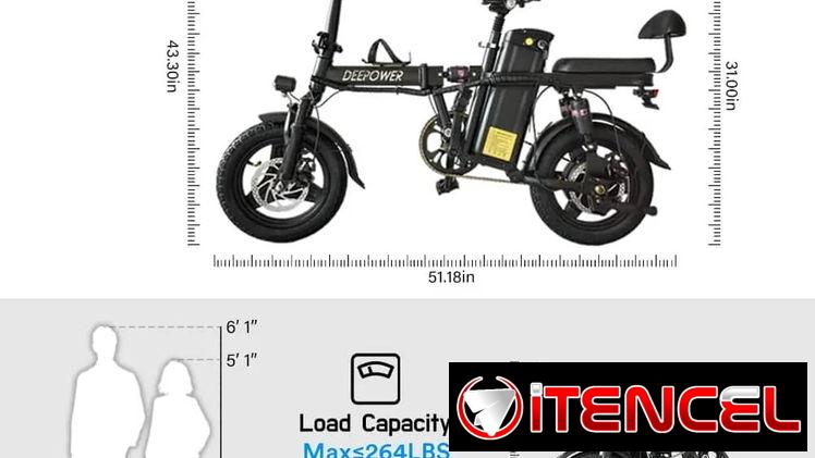Bicicleta electrica plegable para adulto 650 USD