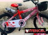 Bicicletas medida 16 con casco ,pomo de agua y cesta en la bici  de varios colores para niños y niñas nuevas en su caja